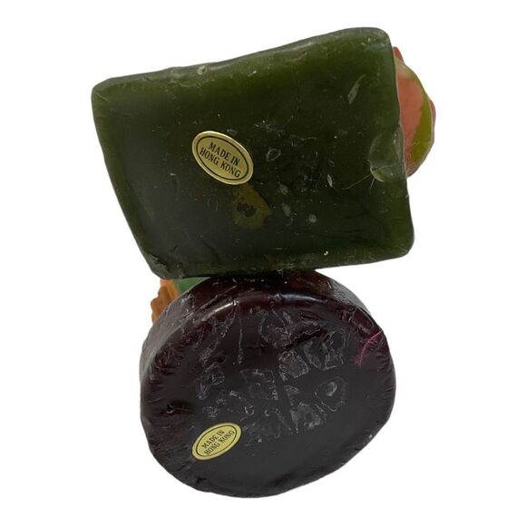 Vintage Candle Boy And Girl  Holding A Book  with One Rabbit. 7”. - Picture 8 of 14